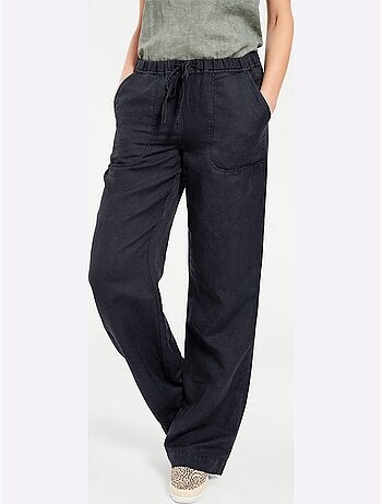 Pantalon - taille courte - helline