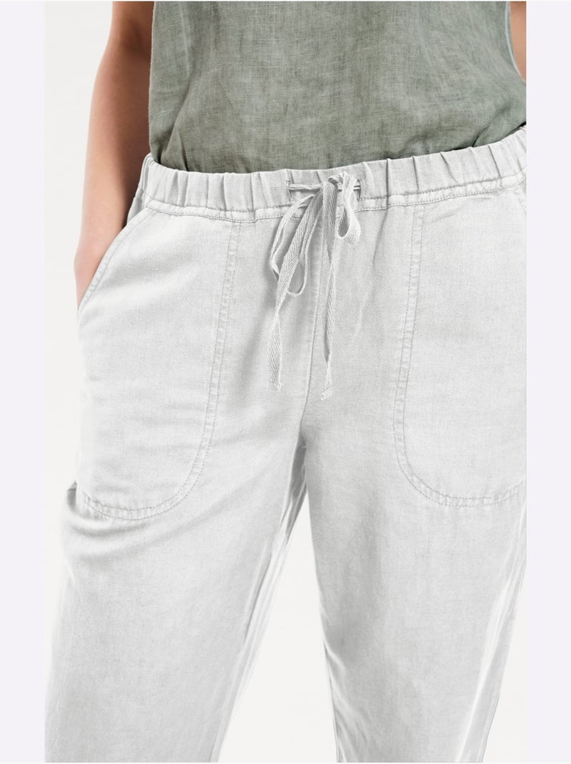 Pantalon - Taille Standard - Helline Blanc - Kiabi