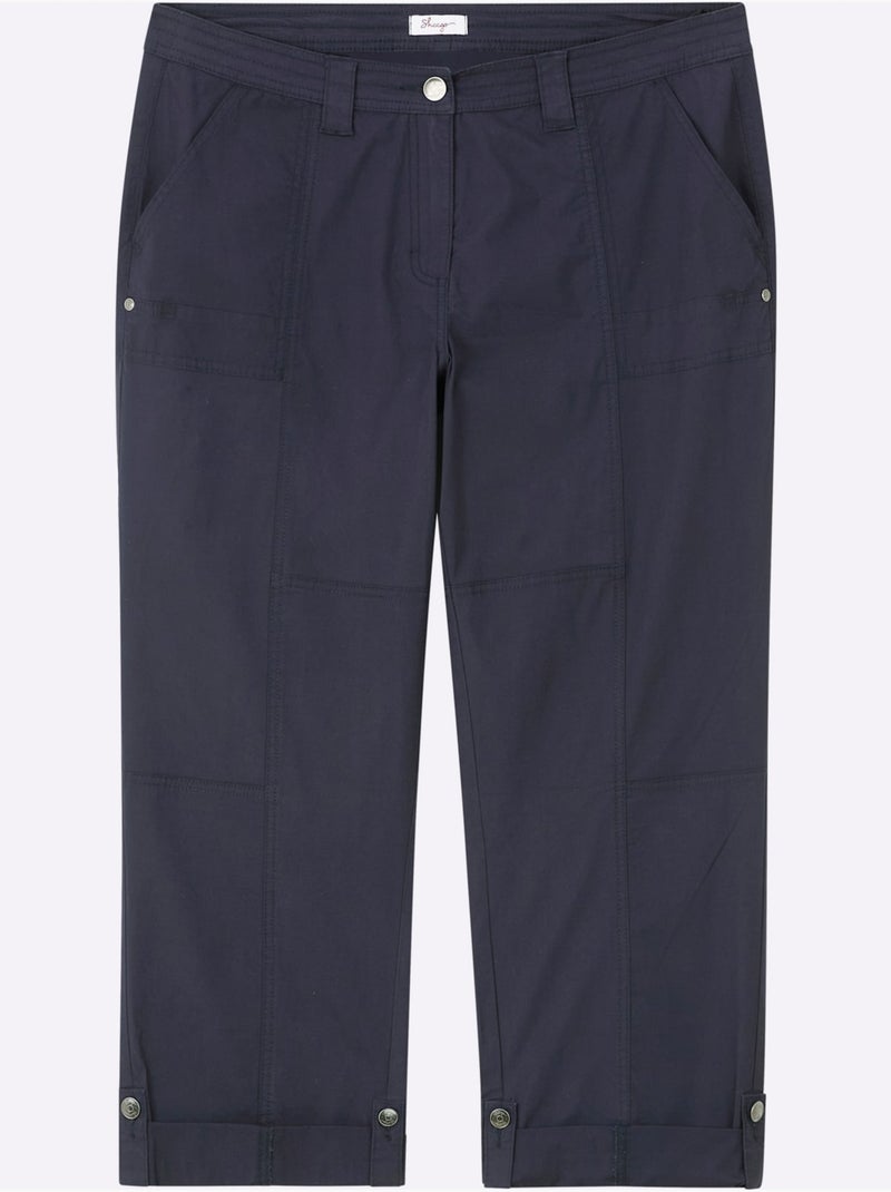 Pantalon - Taille Standard - Sheego Bleu foncé - Kiabi