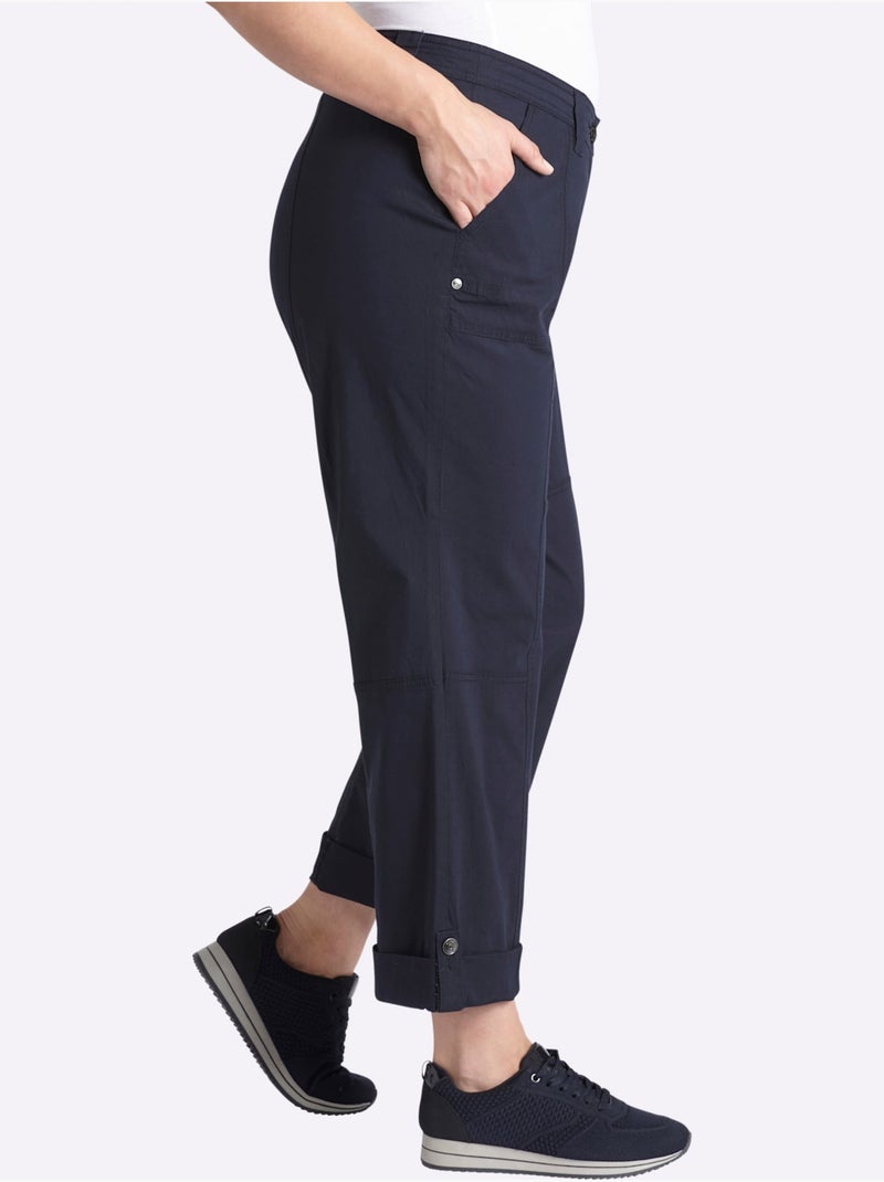 Pantalon - Taille Standard - Sheego Bleu foncé - Kiabi