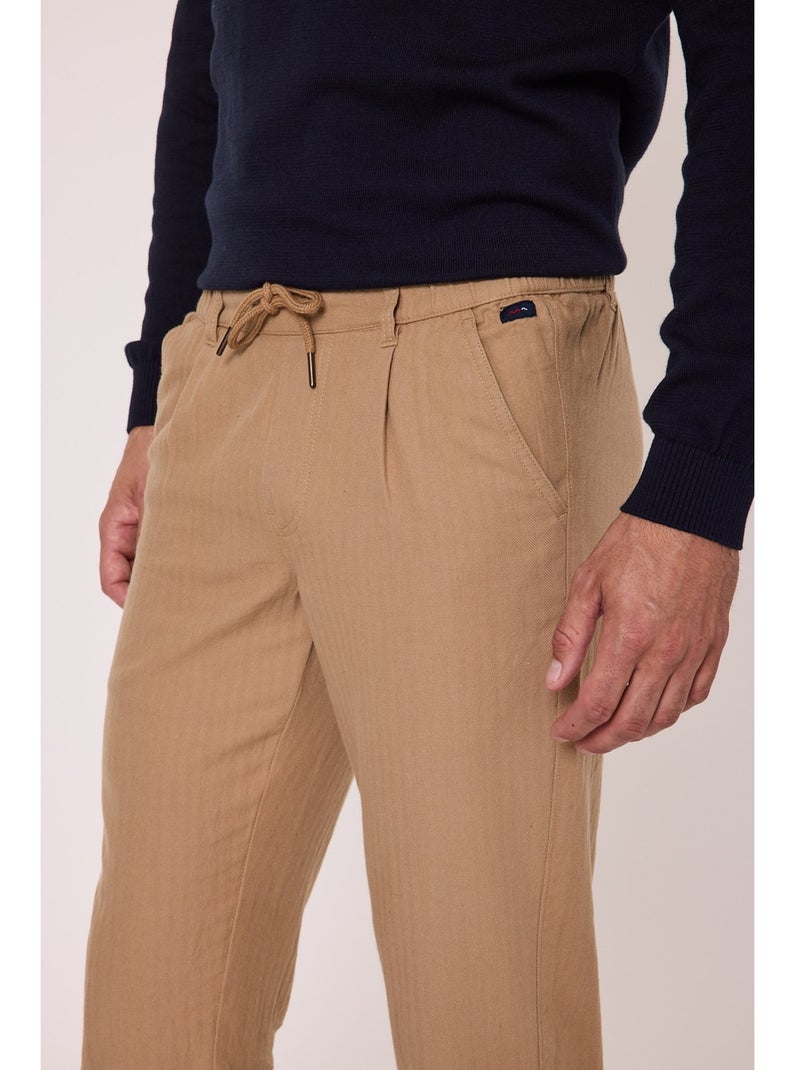 Pantalon - Terre de Marins Beige foncé - Kiabi
