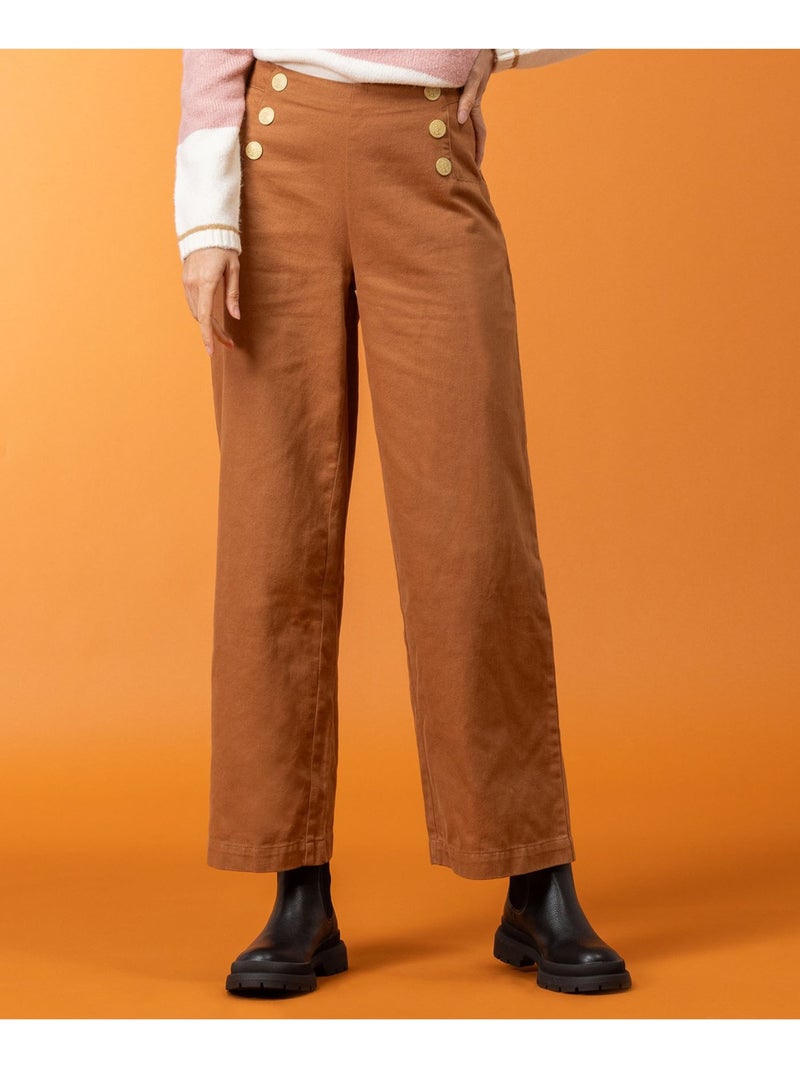 Pantalon - Terre de Marins Marron clair - Kiabi