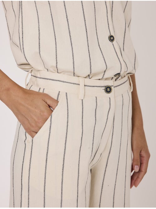 Pantalon 100% coton - terre de marins - Kiabi Pantalon 100% coton - terre de marins - Kiabi