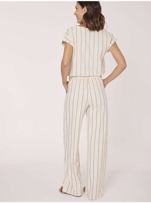 Pantalon 100% coton - terre de marins - Kiabi Pantalon 100% coton - terre de marins - Kiabi