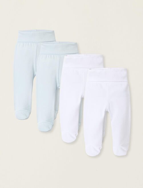 Pantalon 100% coton, ceinture extra confortable ESSENTIALS LINE - Kiabi