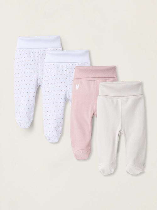 Pantalon 100% coton, taille haute et confortable ESSENTIALS LINE - Kiabi