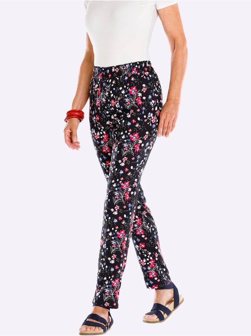 Pantalon 100% Viscose - Taille Courte - Moda Vilona - Kiabi Pantalon 100% Viscose - Taille Courte - Moda Vilona - Kiabi