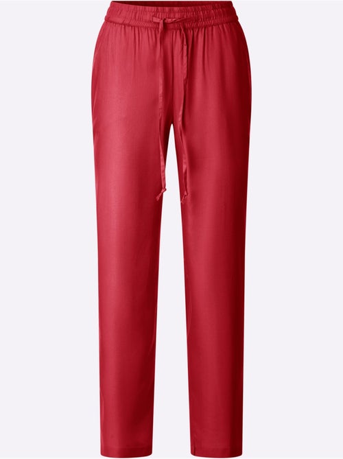 Pantalon 100% Viscose - Taille Courte - Witt - Kiabi
