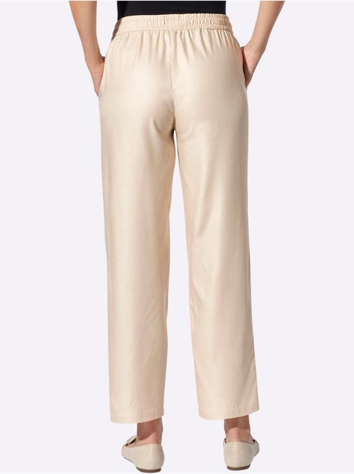 Pantalon 100% Viscose - Taille Courte - Witt - Kiabi