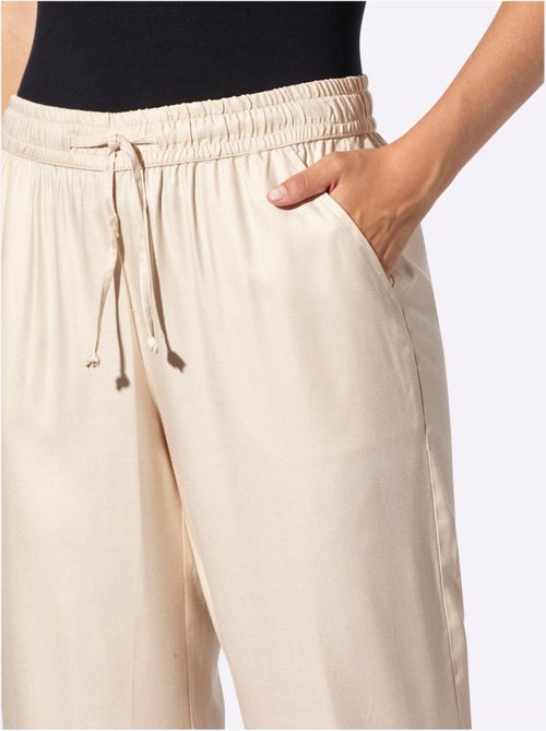 Pantalon 100% Viscose - Taille Courte - Witt - Kiabi