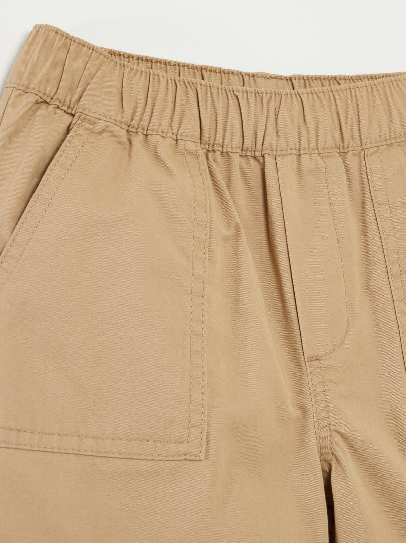 Pantalon 2 en 1 - collection facile à enfiler Beige - Kiabi