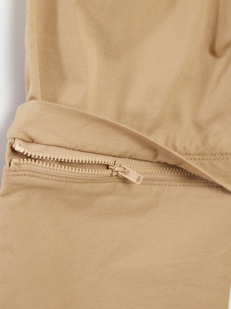Pantalon 2 en 1 - collection facile à enfiler Beige - Kiabi