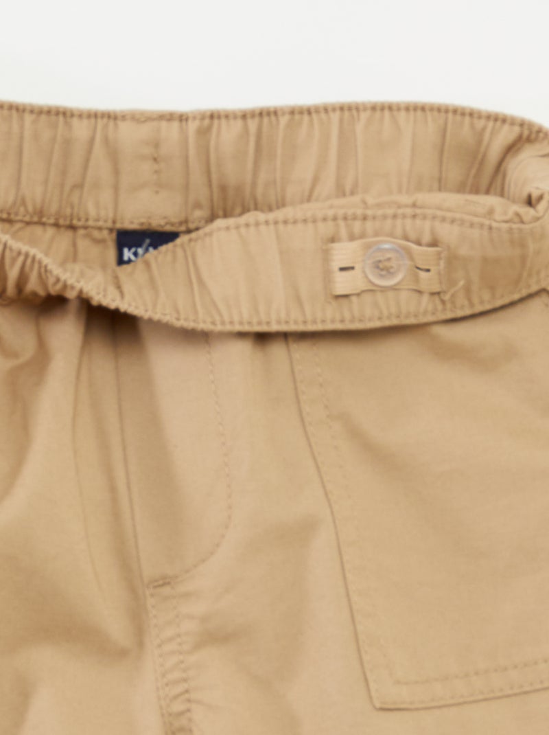 Pantalon 2 en 1 - collection facile à enfiler Beige - Kiabi