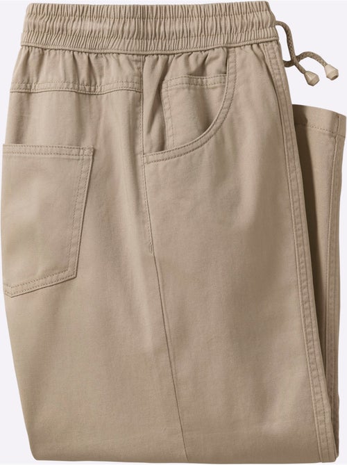 Pantalon 3/4 Ceinture élastique Confortable - Taille Standard - Moda Vilona - Kiabi Pantalon 3/4 Ceinture élastique Confortable - Taille Standard - Moda Vilona - Kiabi