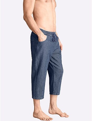Pantalon 3/4 Ceinture élastique Confortable - Taille Standard - Moda Vilona