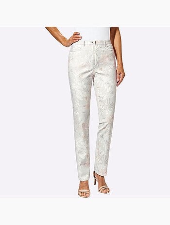 Pantalon 5 poches 65% coton - taille courte - witt