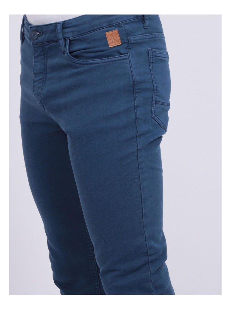 Pantalon 5 poches CANDELO Bleu roi - Kiabi
