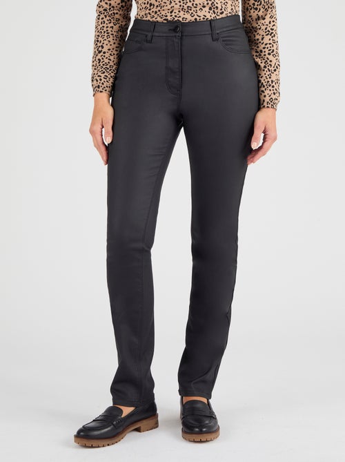 Pantalon 5 poches enduit - Damart - Kiabi