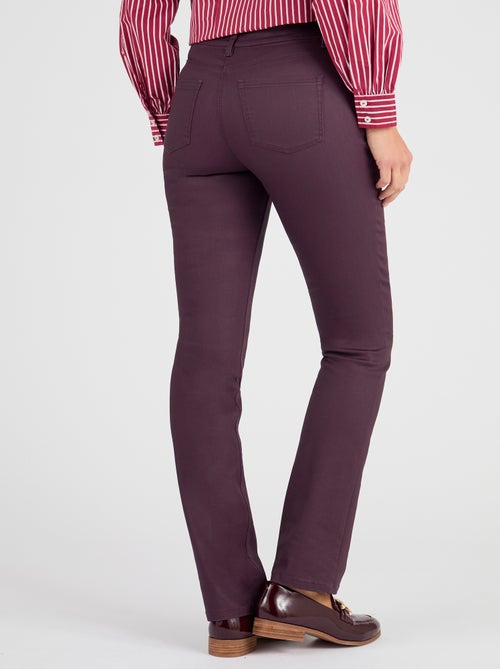 Pantalon 5 poches enduit - Damart - Kiabi