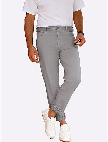Pantalon 5 Poches Finition De L'ourlet Tendance - Taille Moyenne - Witt