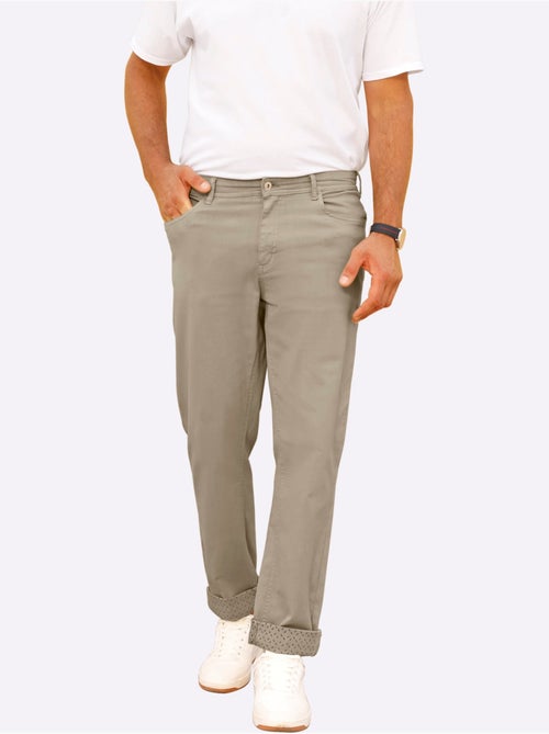 Pantalon 5 Poches Finition De L'ourlet Tendance - Taille Standard - Witt - Kiabi