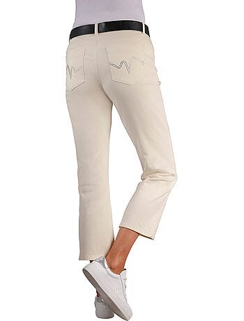 Pantalon 5 Poches Jolies Pierres Brillantes Fantaisie - Taille Standard - helline