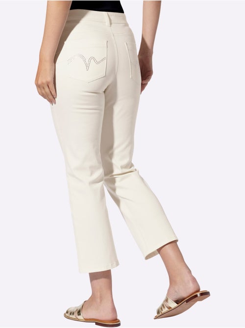 Pantalon 5 Poches Jolies Pierres Brillantes Fantaisie - Taille Standard - helline - Kiabi