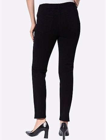 Pantalon 5 poches petites pierres brillantes fantaisie - taille standard - helline