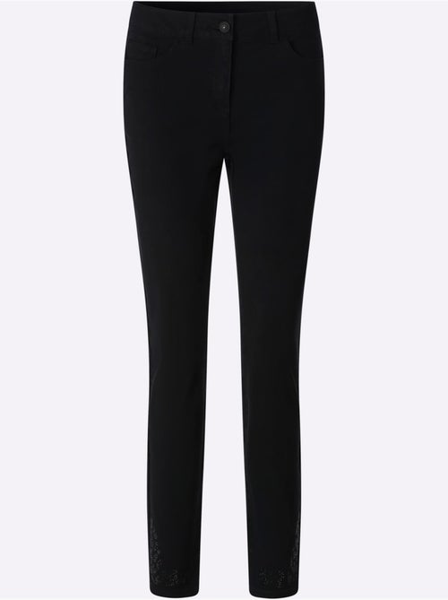 Pantalon 5 poches petites pierres brillantes fantaisie - taille standard - helline - Kiabi Pantalon 5 poches petites pierres brillantes fantaisie - taille standard - helline - Kiabi