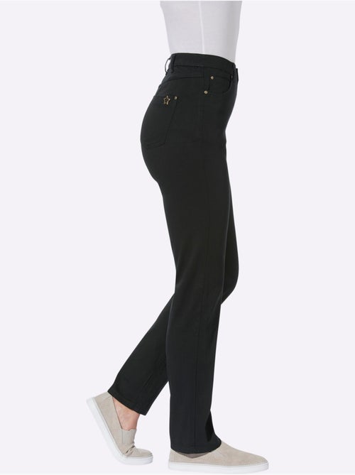 Pantalon 5 Poches Qualité Extensible - Taille Courte - Moda Vilona - Kiabi Pantalon 5 Poches Qualité Extensible - Taille Courte - Moda Vilona - Kiabi