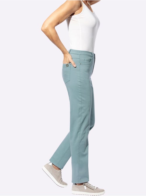 Pantalon 5 Poches Qualité Extensible - Taille Courte - Moda Vilona - Kiabi Pantalon 5 Poches Qualité Extensible - Taille Courte - Moda Vilona - Kiabi