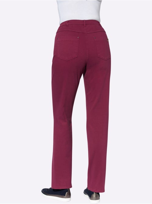 Pantalon 5 Poches qualité extensible - Taille Standard - Moda Vilona - Kiabi Pantalon 5 Poches qualité extensible - Taille Standard - Moda Vilona - Kiabi