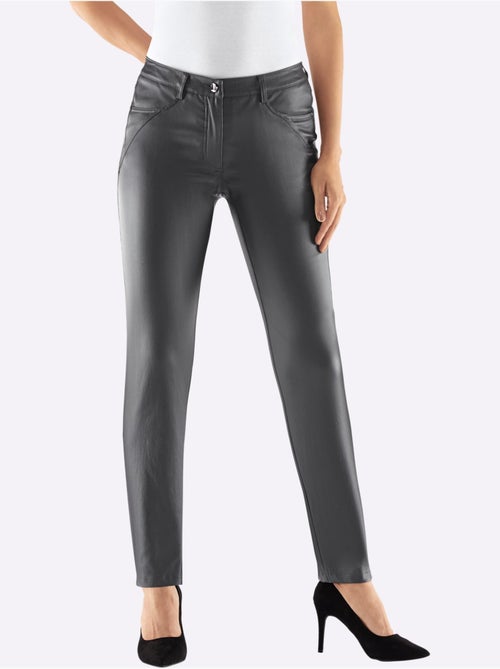 Pantalon 5 poches qualité viscose extensible souple - taille standard - helline - Kiabi