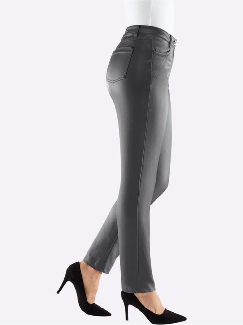 Pantalon 5 poches qualité viscose extensible souple - taille standard - helline - Kiabi