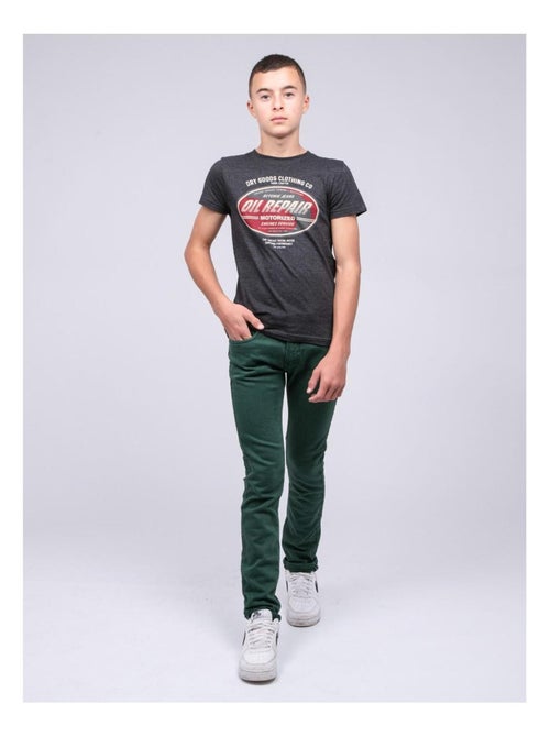 Pantalon 5 poches VAAS garçon - Kiabi