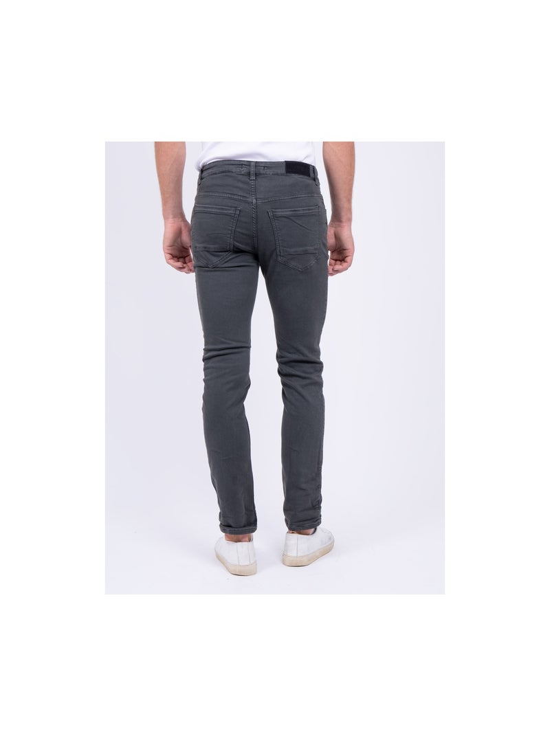 Pantalon 5 poches VAAS Gris foncé - Kiabi