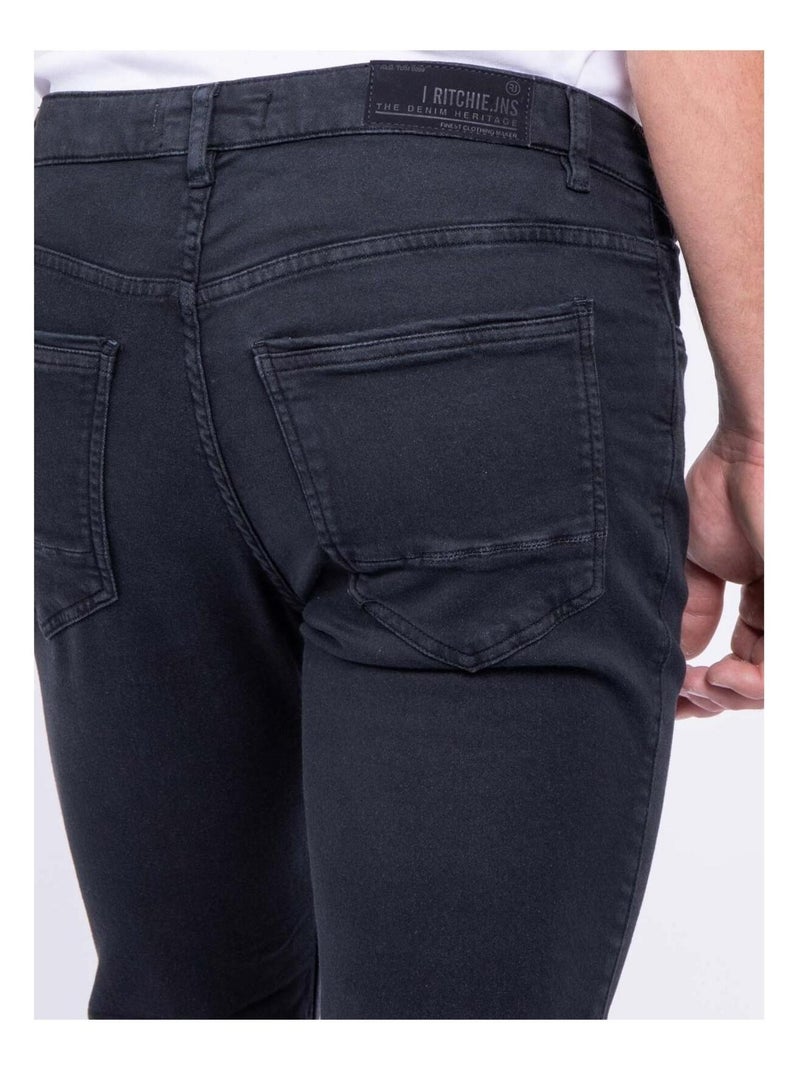 Pantalon 5 poches VAAS Noir - Kiabi