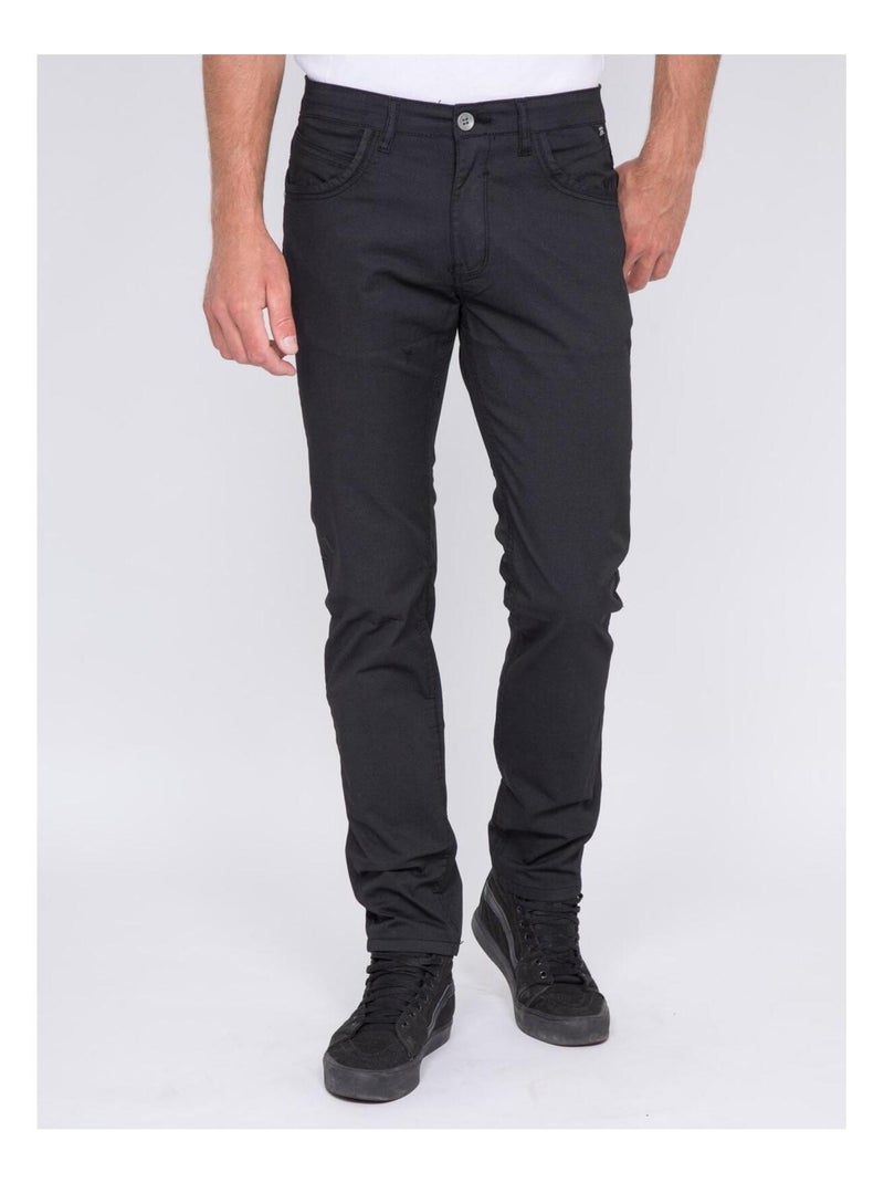 Pantalon 5 poches VADAN Noir - Kiabi