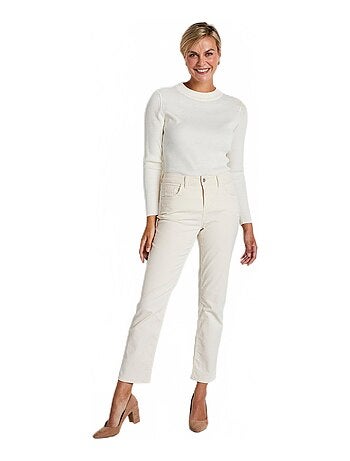Pantalon 5 poches velours milleraies