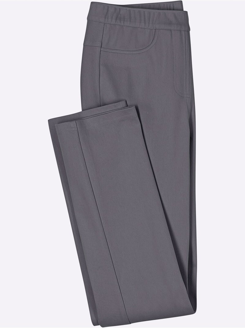 Pantalon 59% coton - taille standard - witt gris anthracite - Kiabi