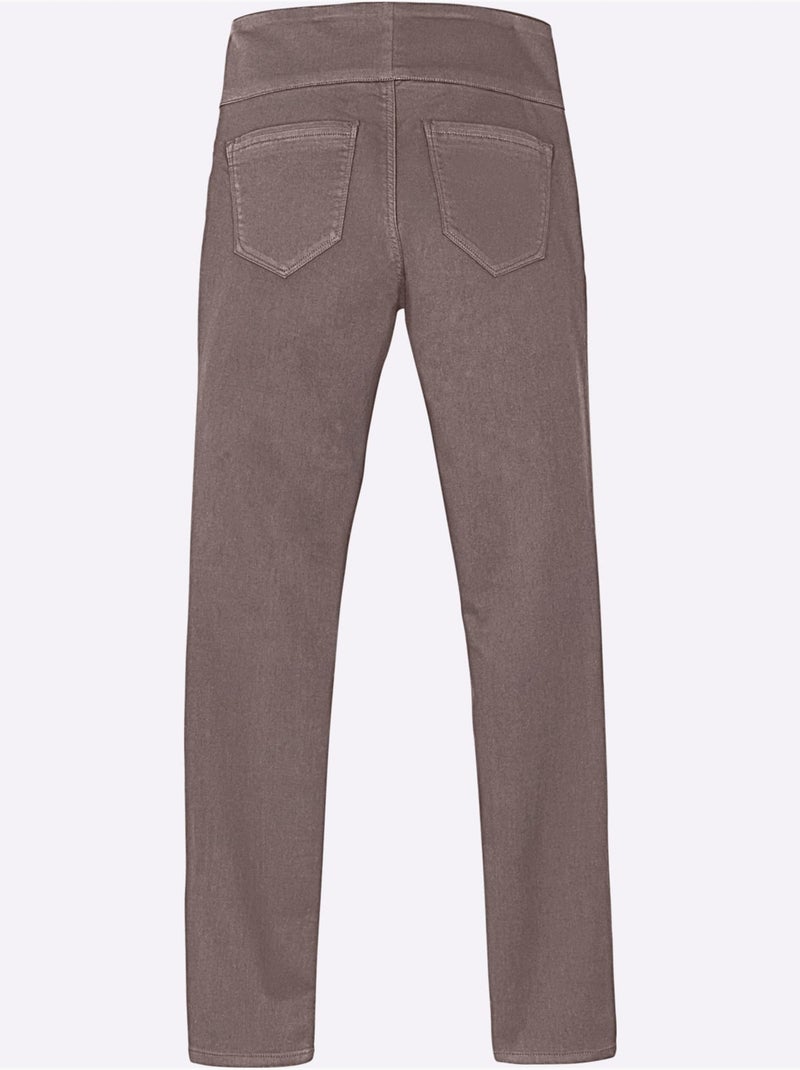 Pantalon 65% Coton - Taille Standard - Witt Gris taupe - Kiabi