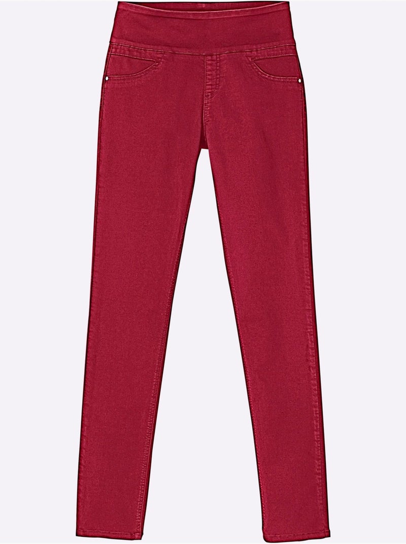 Pantalon 65% Coton - Taille Standard - Witt Rouge - Kiabi