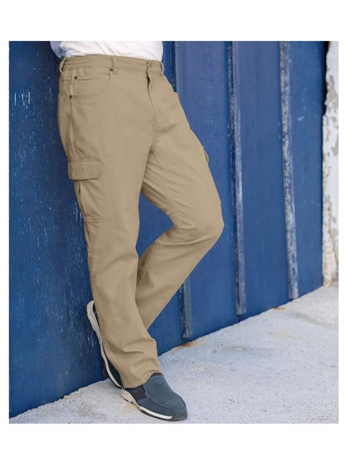 Pantalon 7 poches Taille Semi-Elastiquée - Atlas For Men - Kiabi