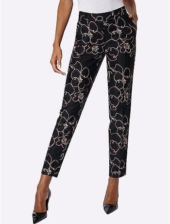 Pantalon 70% viscose - taille courte - helline