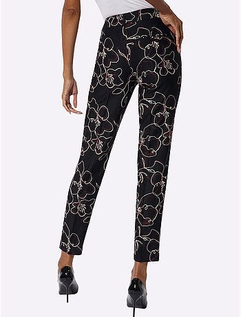 Pantalon 70% viscose - taille courte - helline