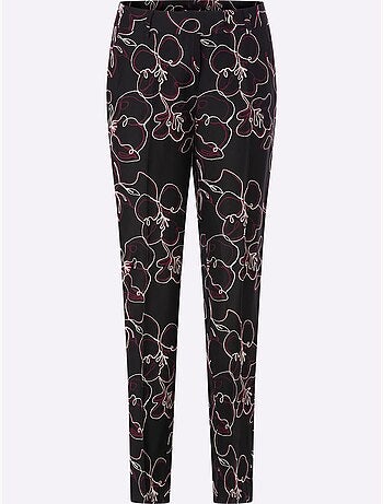 Pantalon 70% viscose - taille courte - helline