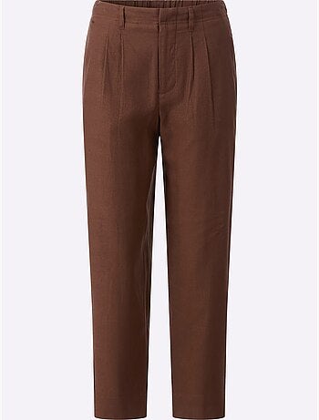 Pantalon 7/8 55% Lin - Taille Standard - Helline
