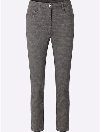 Pantalon imprimé à la coupe classique et aux détails raffinés - Taille standard - Witt