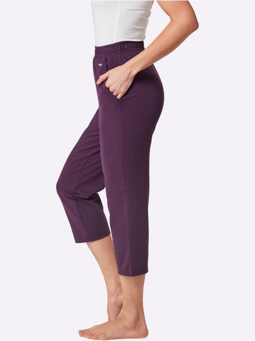 Pantalon 7/8 à ceinture douce avec poches et jambes droites - Taille standard - Witt - Kiabi Pantalon 7/8 à ceinture douce avec poches et jambes droites - Taille standard - Witt - Kiabi