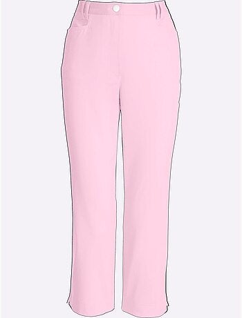 Pantalon 7/8 avec ceinture élastique et poches pratiques - Taille courte - Witt